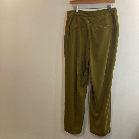 RW & CO Sz 10 Velour Pleated Front Pockets Straight Leg High Rise Trousers NEW - Picture 9 of 13